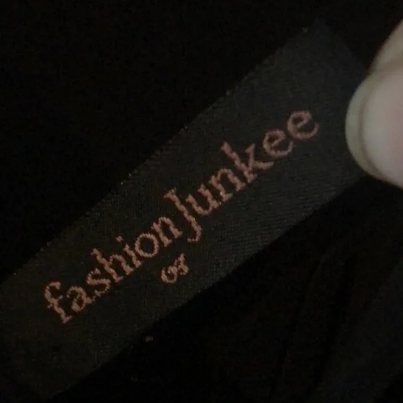 Black long sleeve dress brand fashion junked size L - Picture 5 of 5